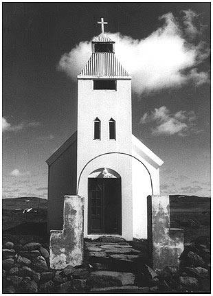 Island-Kirche1.jpg - Einsame Kirche auf Island